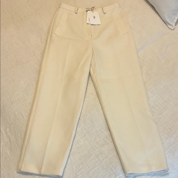 The Frankie Shop Cream Trousers - Picture 3 of 8